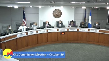 Screenshot Grand Rapids City Commission Meeting - October 26, 2021