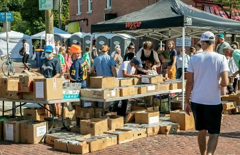 Previous WYCE booth at the Eastown Streetfair