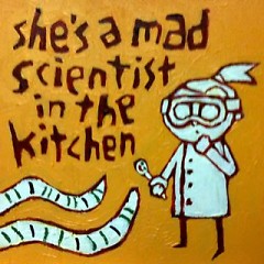 "She’s a Mad Scientist in the Kitchen" for Scott and Jewly Warren