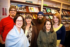Rapidian staff (left to right): Andy Dragt, Holly Bechiri, Laurie Cirivello, George Wietor, Linda Gellasch, Chelsea LaForge