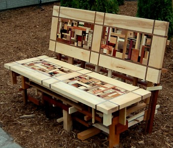 The Acquired Wood Bench That Placed in the Top 25 During ArtPrize 2009