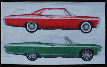 1967 Impala and 1967Impala convertible 