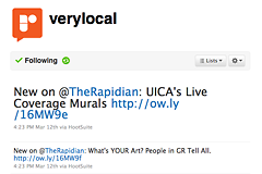 <a href="http://www.twitter.com/verylocal">@verylocal</a>, The Rapidan's lovable Twitter robot