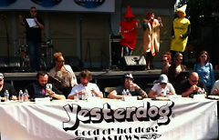 2013 Street Fair hot dog eating competition