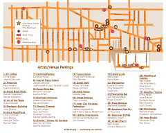 Map of ArtPeers venues available at http://www.artpeers.org/