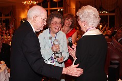 Bill and Inetta Martindill receiving the 2009 Edith Blodgett Compassion Award from Mrs. Edith Blodgett.