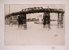 James McNeill Whistler, Old Battersea Bridge c. 1879, Collection of Mrs. Joan Winchell